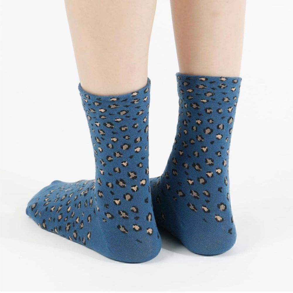 Cheetah Print Sock Set - Picture 4 of 7